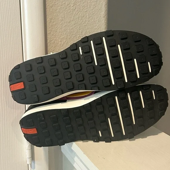 Men’s Size 7.5 Nike Waffle One Active Fuchsia Pink Yellow Black Shoes DA7995-600 - Picture 8 of 9